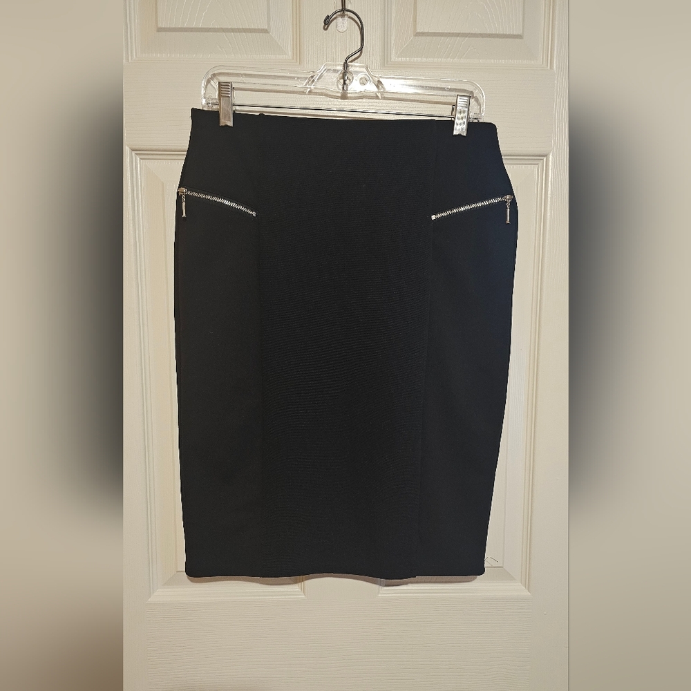 Joe Benbasset Black Pencil Skirt Knee-Length Sz L